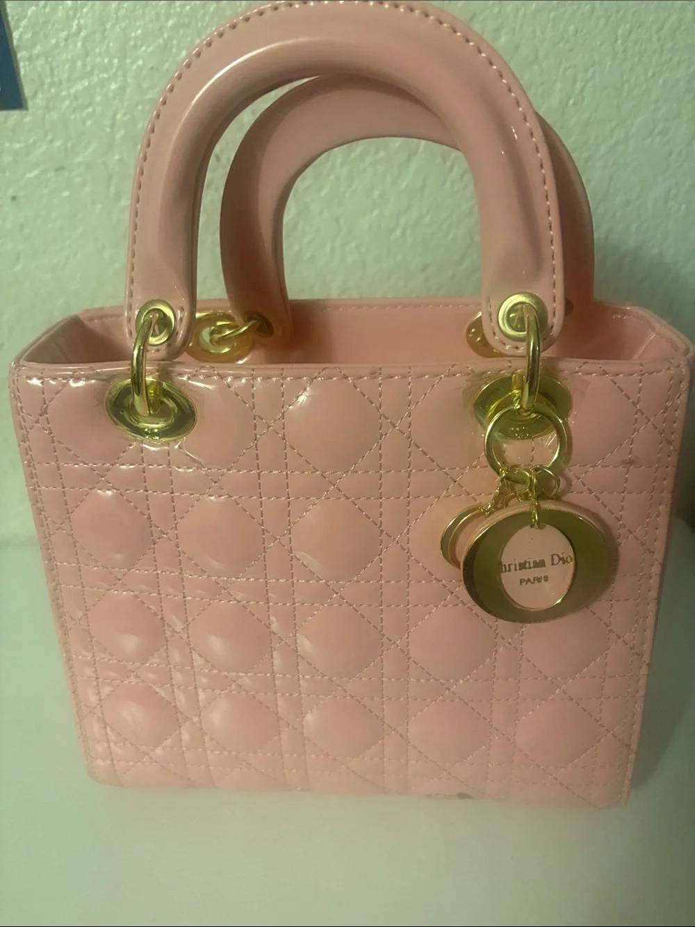 Pink Patent Lady Mini Satchel